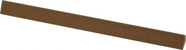 Norton - 6" Long x 1/2" Wide x 1/2" Thick, Aluminum Oxide Sharpening Stone - Triangle, Medium Grade - Top Tool & Supply