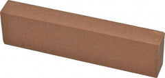 Norton - 4" Long x 1" Wide x 1/2" Thick, Aluminum Oxide Sharpening Stone - Rectangle, Medium Grade - Top Tool & Supply