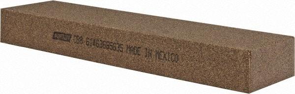 Norton - 8" Long x 2" Wide x 1" Thick, Aluminum Oxide Sharpening Stone - Rectangle, Coarse Grade - Top Tool & Supply