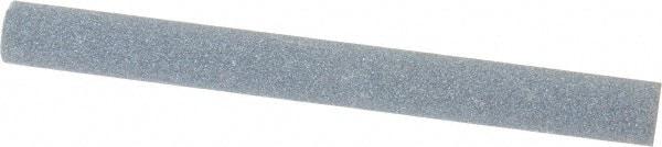 Norton - 4" Long x 3/8" Diam x 3/8" Thick, Silicon Carbide Sharpening Stone - Round, Medium Grade - Top Tool & Supply