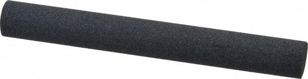 Norton - 4" Long x 1/2" Diam x 1/2" Thick, Silicon Carbide Sharpening Stone - Round, Medium Grade - Top Tool & Supply