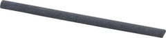 Value Collection - Half Round, Silicon Carbide, Toolroom Finishing Stick - 4" Long x 1/4" Wide, Medium Grade - Top Tool & Supply