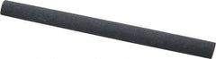 Value Collection - Half Round, Silicon Carbide, Toolroom Finishing Stick - 4" Long x 3/8" Wide, Medium Grade - Top Tool & Supply