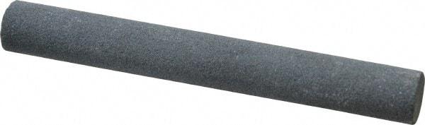 Value Collection - Round, Silicon Carbide, Toolroom Finishing Stick - 4" Long x 1/2" Wide, Medium Grade - Top Tool & Supply