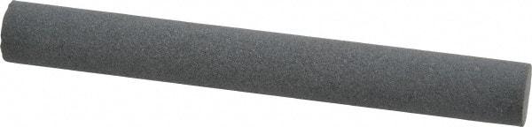 Value Collection - Round, Silicon Carbide, Toolroom Finishing Stick - 4" Long x 1/2" Wide, Fine Grade - Top Tool & Supply