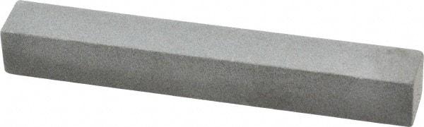 Value Collection - Square, Aluminum Oxide, Toolroom Finishing Stick - 4" Long x 1/2" Wide x 1/2" Thick, Medium Grade - Top Tool & Supply