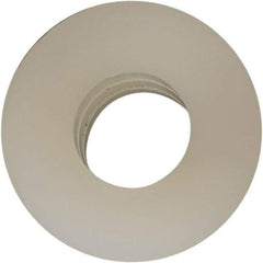 Made in USA - #8 Screw, Grade 6/6 Nylon Standard Flat Washer - 4.34mm ID x 3/8" OD, 3.18mm Thick - Top Tool & Supply