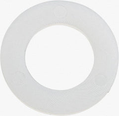 Made in USA - 7/16" Screw, Grade 6/6 Nylon Standard Flat Washer - 11.25mm ID x 3/4" OD, 0.81mm Thick - Top Tool & Supply