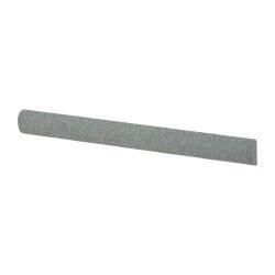 Value Collection - Half Round, Aluminum Oxide, Toolroom Finishing Stick - 4" Long x 3/8" Wide, Medium Grade - Top Tool & Supply