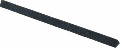 Value Collection - Three Square, Aluminum Oxide, Toolroom Finishing Stick - 4" Long x 1/4" Wide, Coarse Grade - Top Tool & Supply