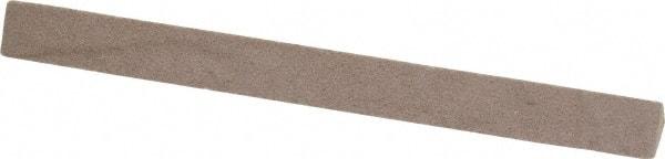 Value Collection - Three Square, Aluminum Oxide, Toolroom Finishing Stick - 4" Long x 3/8" Wide, Fine Grade - Top Tool & Supply