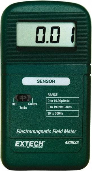 Extech - 30 to 300 Hz, LCD Display, EMF and ELF Meter - Top Tool & Supply