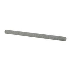 Value Collection - Round, Aluminum Oxide, Toolroom Finishing Stick - 4" Long x 1/4" Wide, Medium Grade - Top Tool & Supply