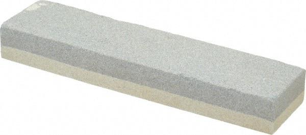 Value Collection - 8" Long x 2" Wide x 1" Thick, Aluminum Oxide Sharpening Stone - Rectangle, 120/240 Grit, Fine, Very Fine Grade - Top Tool & Supply