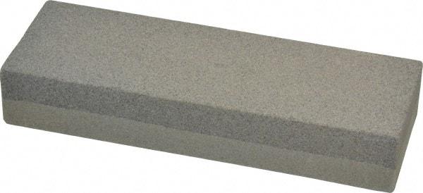 Value Collection - 6" Long x 2" Wide x 1" Thick, Aluminum Oxide Sharpening Stone - Rectangle, 120/240 Grit, Fine, Very Fine Grade - Top Tool & Supply