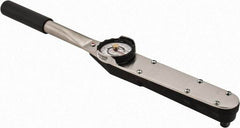 Proto - 1/2" Drive Dial Torque Wrench - 250 Ft/Lb Torque, 21-1/2" OAL, 5 Ft/Lb Graduation, Fixed Head - Top Tool & Supply