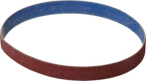 Norton - 1/2" Wide x 12" OAL, 80 Grit, Ceramic Abrasive Belt - Ceramic, Medium, Coated, Y Weighted Cloth Backing, Series R981 - Top Tool & Supply