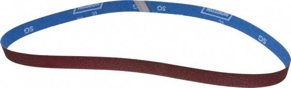 Norton - 1" Wide x 42" OAL, 80 Grit, Ceramic Abrasive Belt - Ceramic, Medium, Coated, Y Weighted Cloth Backing - Top Tool & Supply