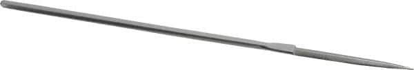 Strauss - 5-1/2" OAL Fine Barrette Needle Diamond File - 5/32" Wide x 1/16" Thick, 1-5/8 LOC, 91 Grit - Top Tool & Supply