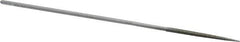 Strauss - 5-1/2" OAL Medium Square Needle Diamond File - 5/64" Wide x 5/64" Thick, 1-5/8 LOC, 126 Grit - Top Tool & Supply