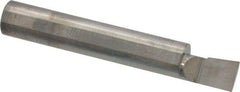 Accupro - 0.32" Min Bore Diam, 1/2" Max Bore Depth, 3/8 Shank Diam, Boring Bar - Right Hand Cut, Solid Carbide, Bright Finish - Exact Industrial Supply