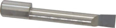 Accupro - 0.32" Min Bore Diam, 1.8" Max Bore Depth, 3/8 Shank Diam, Boring Bar - Right Hand Cut, Solid Carbide, Bright Finish - Exact Industrial Supply