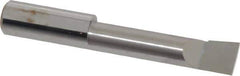 Accupro - 0.36" Min Bore Diam, 1-1/2" Max Bore Depth, 3/8 Shank Diam, Boring Bar - Right Hand Cut, Solid Carbide, Bright Finish - Exact Industrial Supply