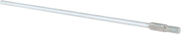 Value Collection - 12" Long x 1/4" Rod Diam, Tube Brush Extension Rod - 5/16-18 Male Thread - Top Tool & Supply