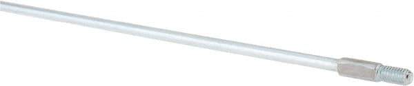 Value Collection - 24" Long x 1/4" Rod Diam, Tube Brush Extension Rod - 5/16-18 Male Thread - Top Tool & Supply