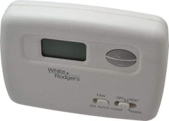 White-Rodgers - 45 to 99°F, 2 Heat, 1 Cool, Economy Digital Heat Pump Thermostat (Hardwired with Battery Back-Up) - 20 to 30 Volts, Electronic Switching Switch - Top Tool & Supply