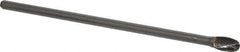 SGS Pro - 3/8" Cut Diam, 1/4" Shank Diam, Oval Head Single Cut Burr - Carbide, Radius End, 5/8" LOC - Top Tool & Supply