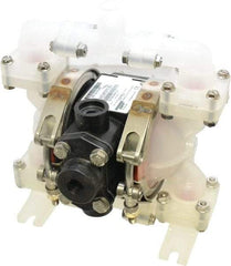 SandPIPER - 1/4" NPT, Nonmetallic, Air Operated Diaphragm Pump - Santoprene Diaphragm, Polypropylene Housing - Top Tool & Supply