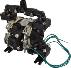 SandPIPER - 1/4" NPT, Nonmetallic, Air Operated Diaphragm Pump - PTFE Diaphragm, Conductive Acetal Housing - Top Tool & Supply