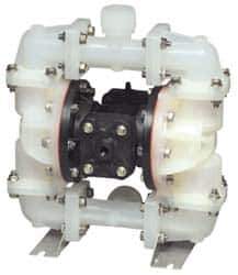 SandPIPER - 3/4" NPT, Nonmetallic, Air Operated Diaphragm Pump - Santoprene Diaphragm, Polypropylene Housing - Top Tool & Supply