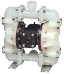 SandPIPER - 3/4" NPT, Nonmetallic, Air Operated Diaphragm Pump - Santoprene Diaphragm, Kynar Housing - Top Tool & Supply