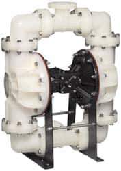 SandPIPER - 3" NPT, Nonmetallic, Air Operated Diaphragm Pump - Santoprene Diaphragm, Polypropylene Housing - Top Tool & Supply