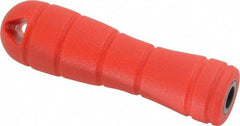 Nicholson - 4-1/8" Long, Screw On, Plastic File Handle - For Use with 8, 10 & 12" Files - Top Tool & Supply