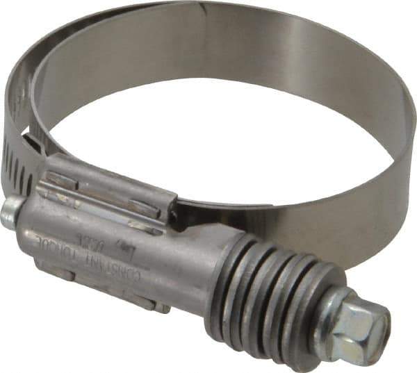 IDEAL TRIDON - Steel Auto-Adjustable Worm Drive Clamp - 5/8" Wide x 5/8" Thick, 1-3/4" Hose, 1-3/4 to 2-5/8" Diam - Top Tool & Supply