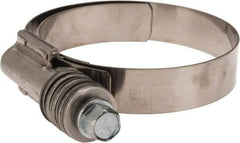 IDEAL TRIDON - Steel Auto-Adjustable Worm Drive Clamp - 5/8" Wide x 5/8" Thick, 2-1/4" Hose, 2-1/4 to 3-1/8" Diam - Top Tool & Supply