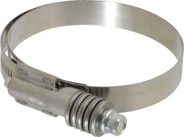 IDEAL TRIDON - Steel Auto-Adjustable Worm Drive Clamp - 5/8" Wide x 5/8" Thick, 2-3/4" Hose, 2-3/4 to 3-5/8" Diam - Top Tool & Supply