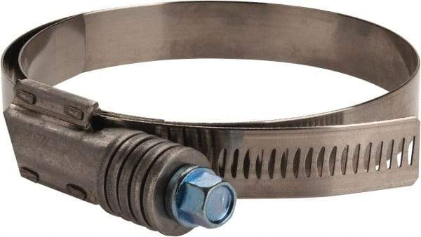 IDEAL TRIDON - Steel Auto-Adjustable Worm Drive Clamp - 5/8" Wide x 5/8" Thick, 3-3/4" Hose, 3-3/4 to 4-5/8" Diam - Top Tool & Supply