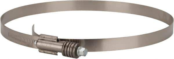 IDEAL TRIDON - Steel Auto-Adjustable Worm Drive Clamp - 5/8" Wide x 5/8" Thick, 8-1/4" Hose, 8-1/4 to 9-1/8" Diam - Top Tool & Supply