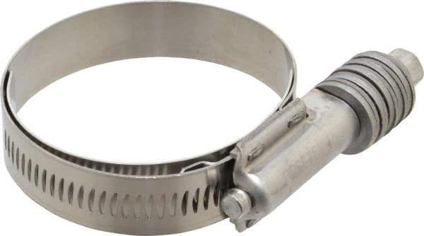 IDEAL TRIDON - Stainless Steel Auto-Adjustable Worm Drive Clamp - 5/8" Wide x 5/8" Thick, 1-3/4" Hose, 1-3/4 to 2-5/8" Diam - Top Tool & Supply