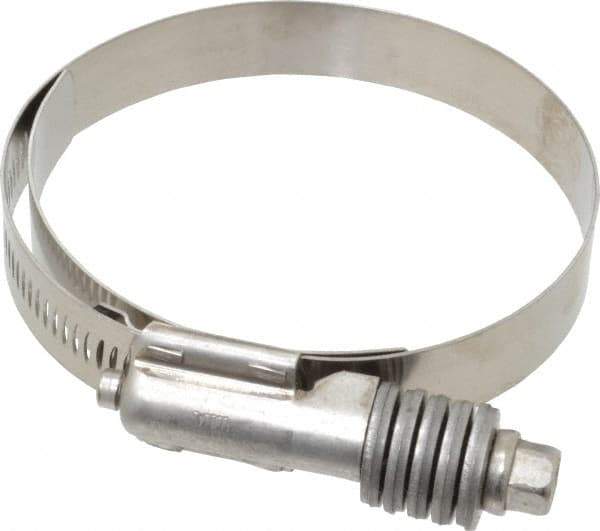 IDEAL TRIDON - Stainless Steel Auto-Adjustable Worm Drive Clamp - 5/8" Wide x 5/8" Thick, 2-3/4" Hose, 2-3/4 to 3-5/8" Diam - Top Tool & Supply