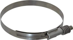 IDEAL TRIDON - Stainless Steel Auto-Adjustable Worm Drive Clamp - 5/8" Wide x 5/8" Thick, 4-3/4" Hose, 4-3/4 to 5-5/8" Diam - Top Tool & Supply