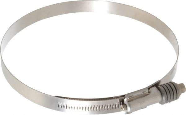 IDEAL TRIDON - Stainless Steel Auto-Adjustable Worm Drive Clamp - 5/8" Wide x 5/8" Thick, 6-1/4" Hose, 6-1/4 to 7-1/8" Diam - Top Tool & Supply