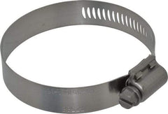 IDEAL TRIDON - SAE Size 36, 1-13/16 to 2-3/4" Diam, Stainless Steel MS Series MIL-Spec Worm Drive Clamp - 1/2" Wide, Material Grade 300 SERIES, Series MS Mil Spec - Top Tool & Supply