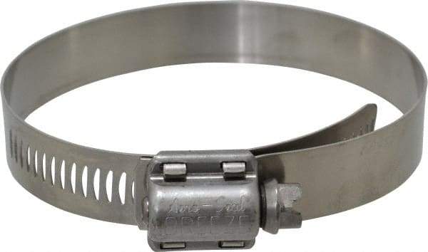 IDEAL TRIDON - SAE Size 48, 2-9/16 to 3-1/2" Diam, Stainless Steel MS Series MIL-Spec Worm Drive Clamp - 1/2" Wide, Material Grade 300 SERIES, Series MS Mil Spec - Top Tool & Supply