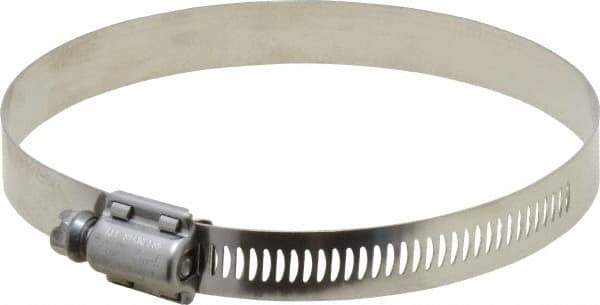 IDEAL TRIDON - SAE Size 60, 3-5/16 to 4-1/4" Diam, Stainless Steel MS Series MIL-Spec Worm Drive Clamp - 1/2" Wide, Material Grade 300 SERIES, Series MS Mil Spec - Top Tool & Supply