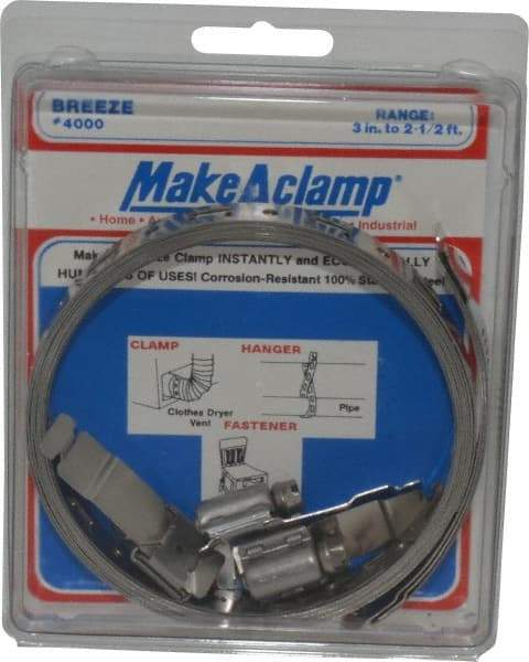 Made in USA - 2" Diam, Hose Clamp Kit - Top Tool & Supply